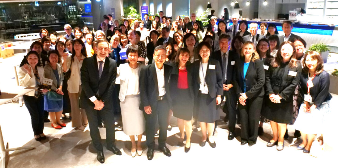 JBDN members gathered at a network event in Japan